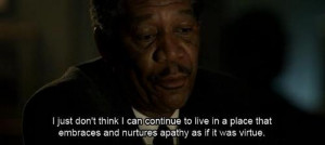 Seven se7en David Fincher Morgan Freeman Brad Pitt Kevin Spacey apathy ...