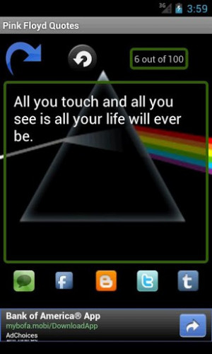 ... pink floyd quotes an app that contains the most brilliant sayings of