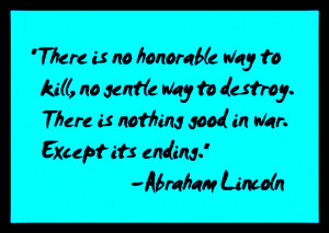 Lincoln Quotes ~