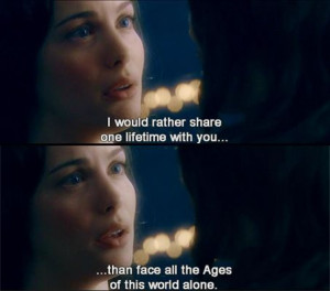 Arwen & Aragorn. Awww! :')