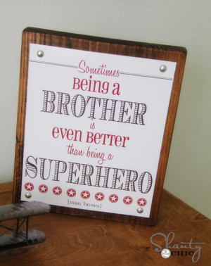ahhh brotherly love print out this precious little boy quote to hang ...