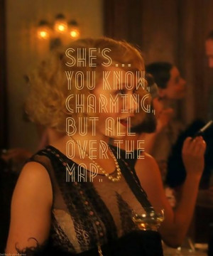 Awesome quote from Midnight in Paris about Zelda Fitzgerald