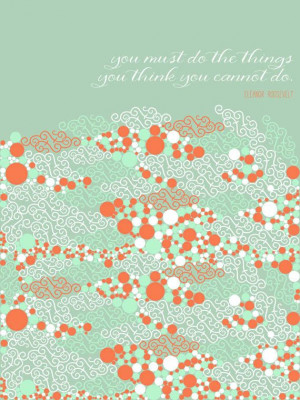 Abstract Art, Inspirational Quote, Dreams, Circles, Typography Poster ...