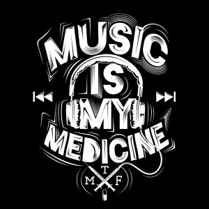 Music is my medicine MTF by Don Juel, via Behance #music #quote