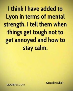 ... them when things get tough not to get annoyed and how to stay calm