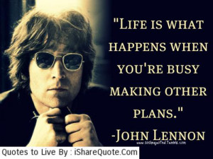 Life is what happens when you’re busy….