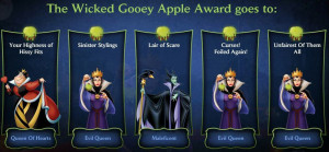 Evil Queen Reigns Supreme with Three Wicked Gooey Apple Awards