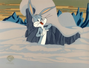 ... production cel. Featuring Bugs Bunny.SOLD CALL FOR SIMILAR IMAGE