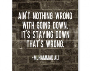 Muhammad Ali Quote - 8 x 10