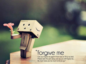 forgive me, love, tear
