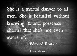 She is a mortal danger to all men. » Love, Sex, Intelligence #love # ...