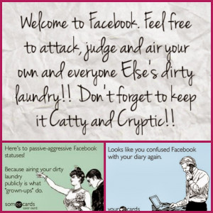 Dirty Pictures On Facebook Dirty laundry