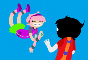 Trickster Bean and Quote. by jojobean97