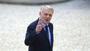 Le Premier ministre Jean-Marc Ayrault, le 14 mai 2012, au palais de l ...
