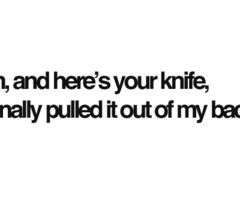 Backstabbing Friends Quotes...