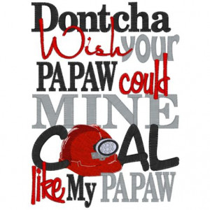 Miner (5) Dontcha Wish Papaw Mine Coal 5x7