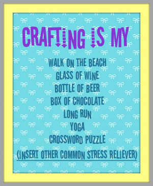 Crafting is...
