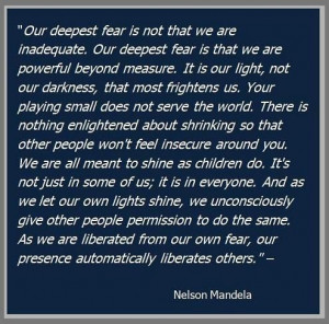 Fear, Marianne Williamson, Fav Quotes, Nelson Mandela Fear Quotes ...