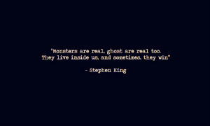 inner demons #stephen king #marialia #quote