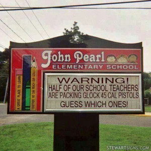 That'll keep them guessing.