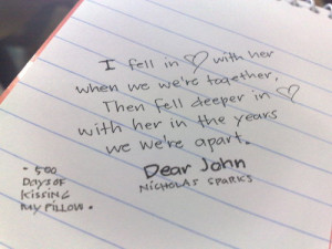 dear john quotes from the book