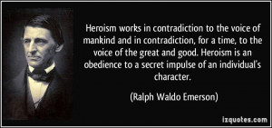 works in contradiction to the voice of mankind and in contradiction ...