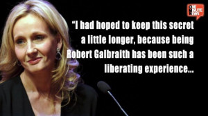 Rowling Quote On Robert Galbraith