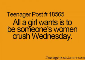 yea. women crush WednesdayWoman Crush