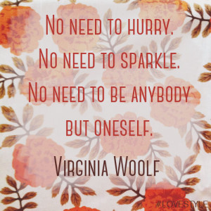 Manic Monday: “No Need” by Virginia Woolf