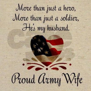 Proud Army Wife Tote Bag :: Army Wife :: Army :: Military Support Shop