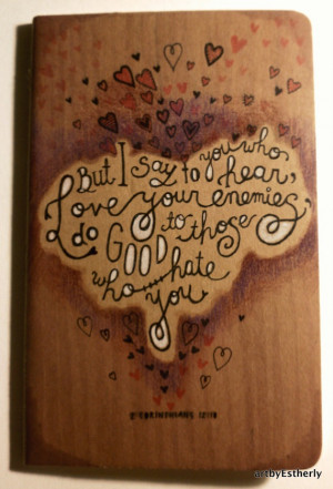 YOUR CHOICE Bible Verse Illustrated Moleskin by artbyEstherly, $18.00
