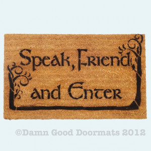 That's an awesome door mat! @Elizabeth Troolines