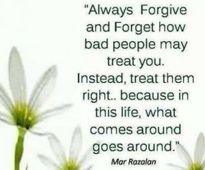 As a Christian I don't ascribe to 'Karma'. But there IS the 'Law of ...