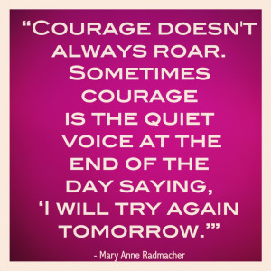 Courage Inspirational Quote