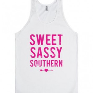 Sweet Sassy Southern-Unisex White Tank More