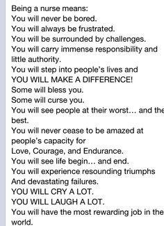 True meaning of a Nurse