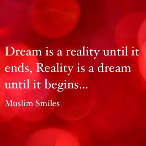 Quote about reality and dream