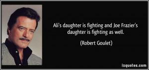 Ali's daughter is fighting and Joe Frazier's daughter is fighting as ...