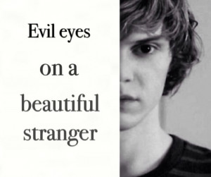 american horror story, evan peters, murder house, quote, tate langdon ...