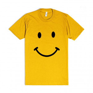 Smiley Face Yellow T Shirt