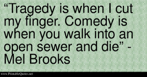 Tragedy and comedy