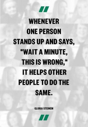 Stand up for others