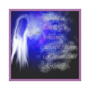 Shine A Light on Rheumatoid Arthritis Gallery Wrapped Canvas