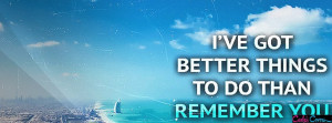 Better Things To Do Facebook Cover