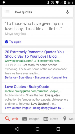 Google Gets Romantic, Sits Behind You, And Whispers Love Quotes In ...