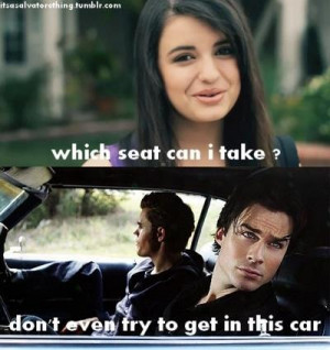 funny, quote, rebecca black, true, vampire diaries