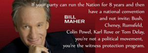 Bill Maher On The GOP's Witness Protection Program