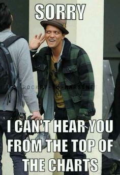 to all the people who said Bruno Mars wasn't good enough for the Super ...