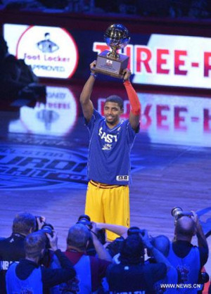 kyrie irving on all star weekend and winning the 3pt contest