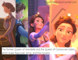 The former Queen of Arendelle and the Queen of Corona are sisters ...